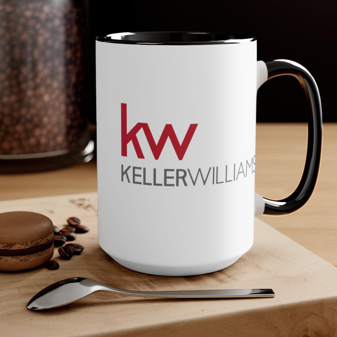 Keller Williams Two-Tone Coffee Mugs, 15oz 