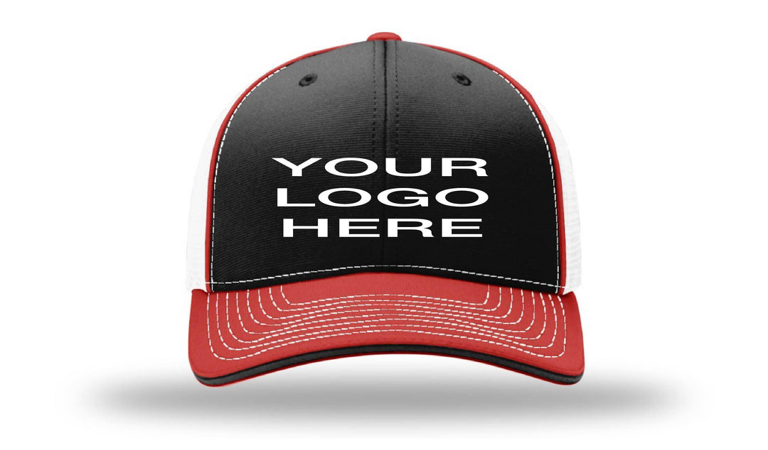 Custom Trucker Cap, KW-RC112 Tri-Color Trucker Cap