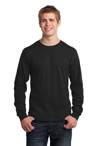 Long Sleeve Crew Neck Tee, KW-SMPC54LS Long Sleeve Crew neck tee UNISEX