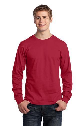 Long Sleeve Crew Neck Tee, KW-SMPC54LS Long Sleeve Crew neck tee UNISEX