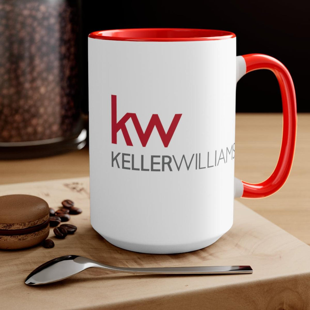 Keller Williams Two-Tone Coffee Mugs, 15oz 