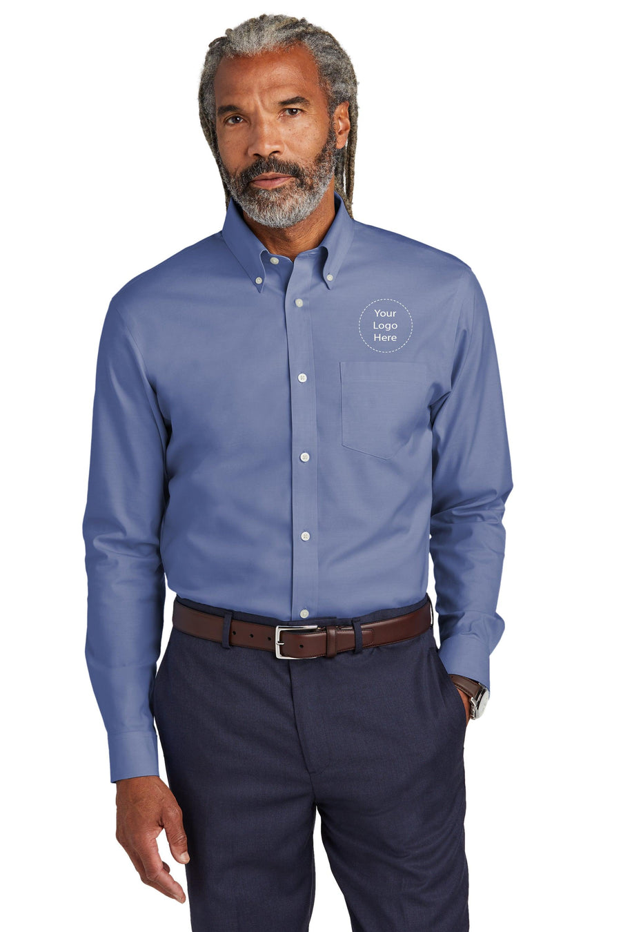 Keller Williams NEW KW-BB18000 Brooks Brothers® Wrinkle-Free Stretch Pinpoint Shirt 