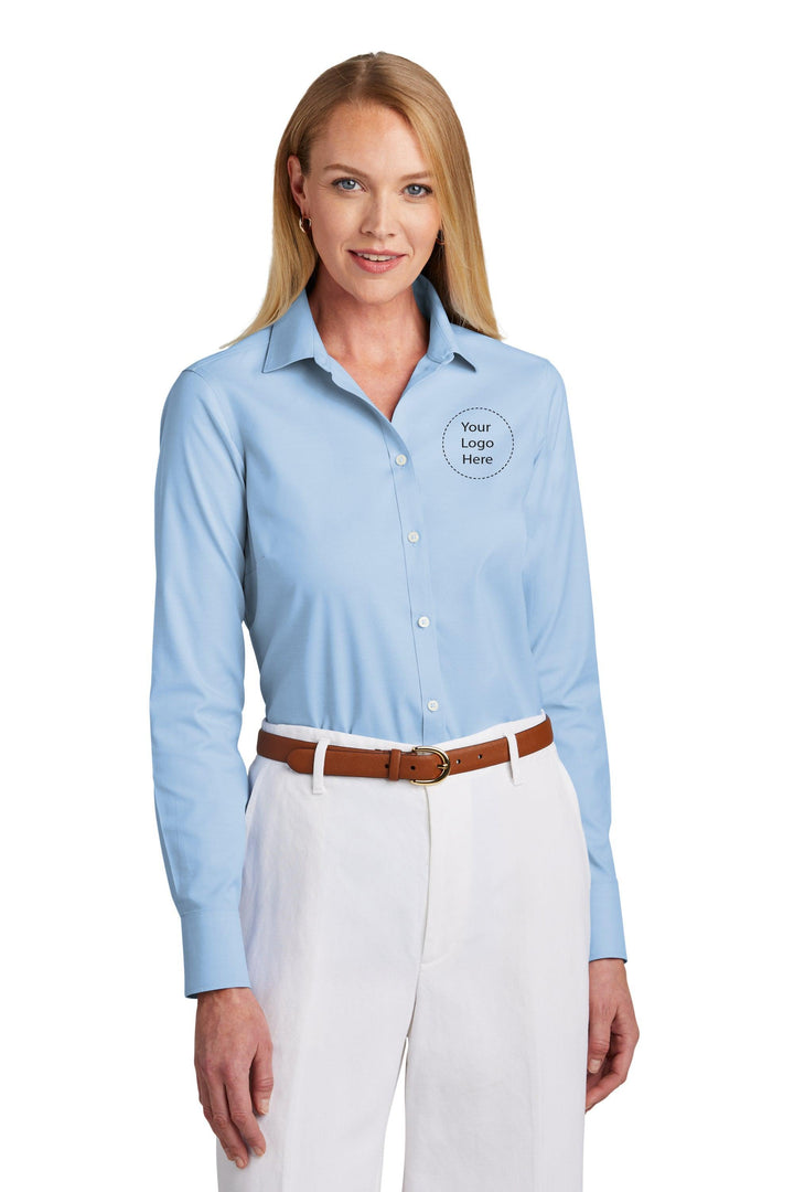 Keller Williams NEW KW-BB18001 Brooks Brothers® Women’s Wrinkle-Free Stretch Pinpoint Shirt 