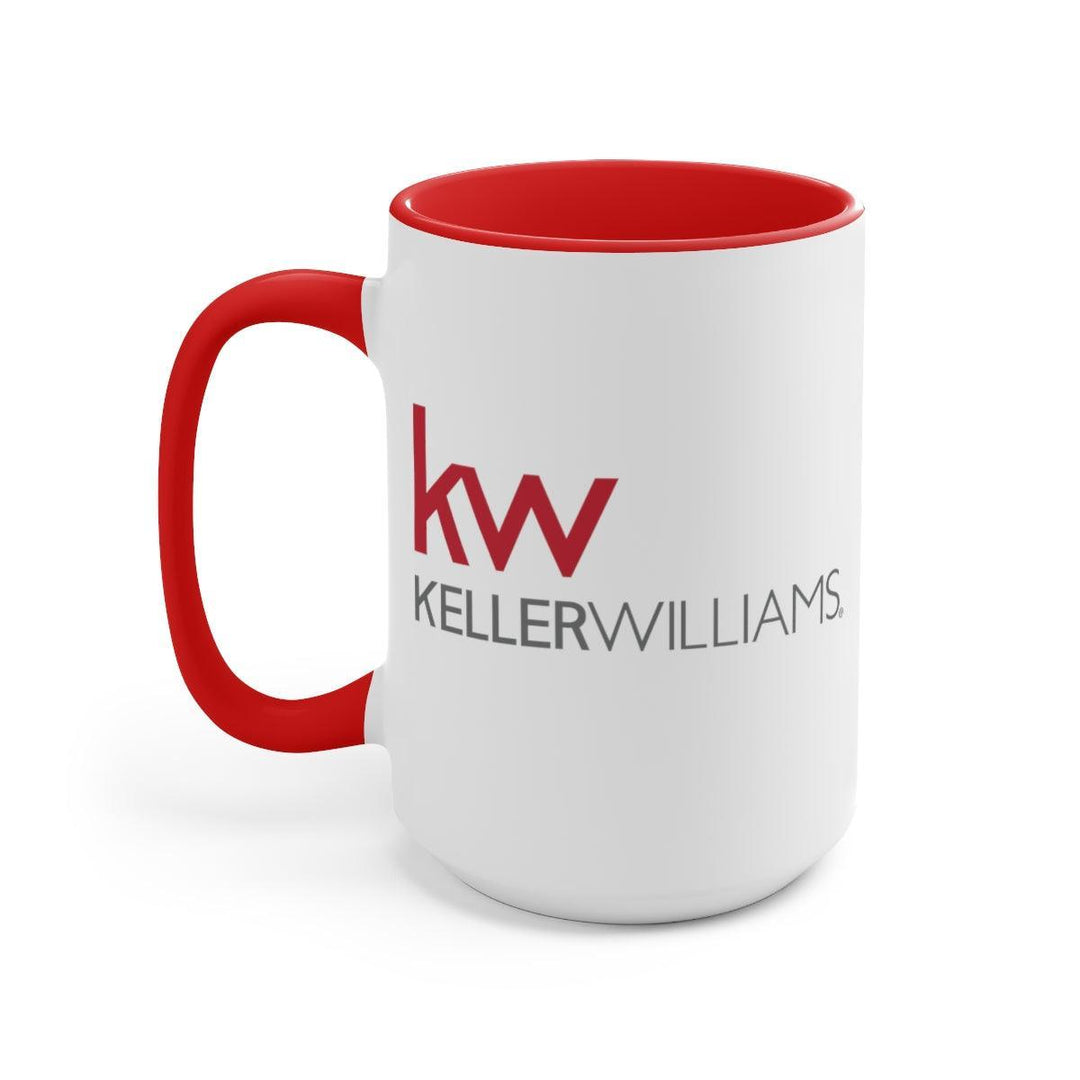 Keller Williams Two-Tone Coffee Mugs, 15oz 