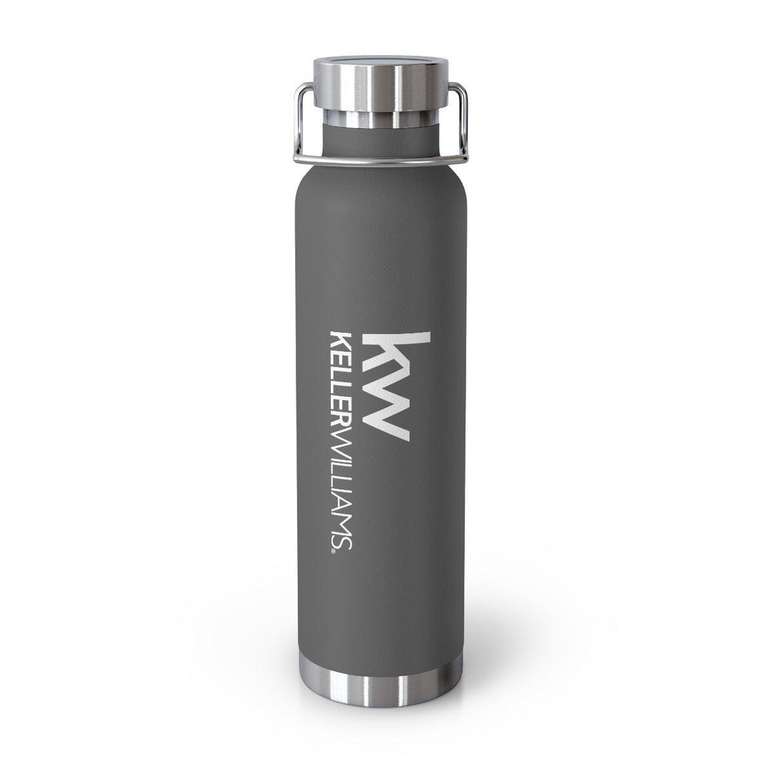 Keller Williams KW-Copper Vacuum Insulated Bottle, 22oz 