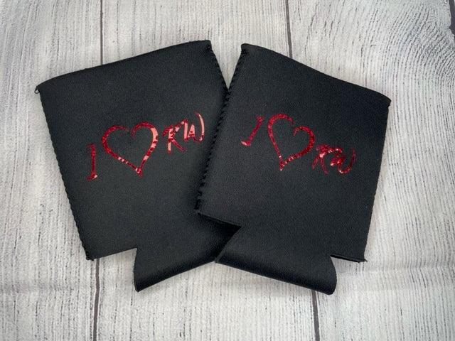 Keller Williams KW-IHEARTKOOZIE 2-pack Bling "I Heart KW" Neoprene Koozie 