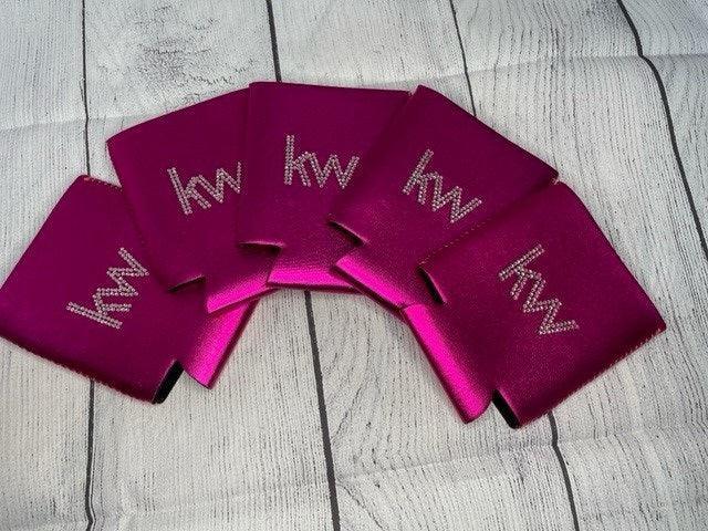 Keller Williams KW-NPKOOZIEBLING-3PK 3-pack Rhinestone Metallic Neoprene Koozie 