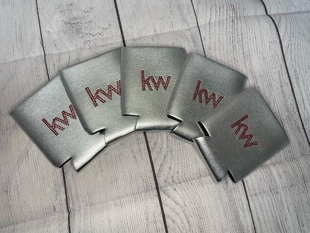 Keller Williams KW-NPKOOZIEBLING-3PK 3-pack Rhinestone Metallic Neoprene Koozie 