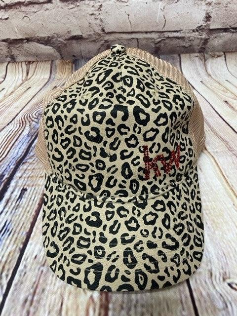 Keller Williams KW-OC901M Leopard Print Bling cap 